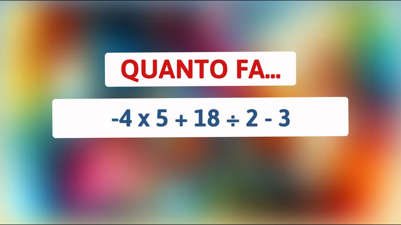 \"Solo i veri geni risolvono questo enigma matematico in meno di un minuto: accetti la sfida?\""