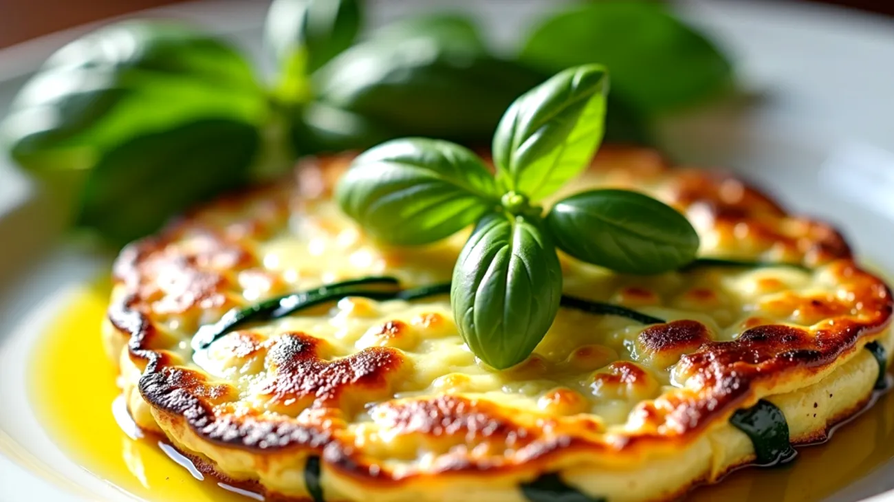 Frittata basilico ricotta"