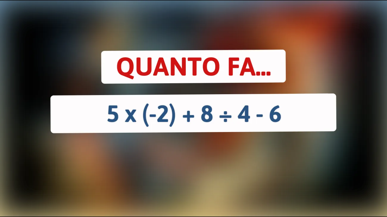Scopri se sei un genio della matematica risolvendo questo enigma che solo le menti più brillanti possono capire! Sfida accettata?"