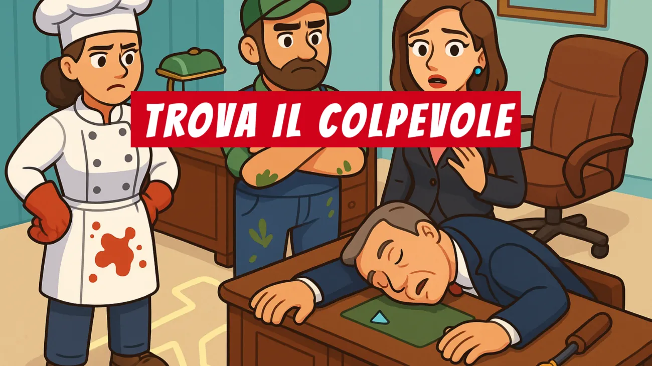 Solo 1 su 100 riesce a risolvere questo enigma: riesci a smascherare il vero colpevole del ciondolo blu? Sfida la tua mente!"