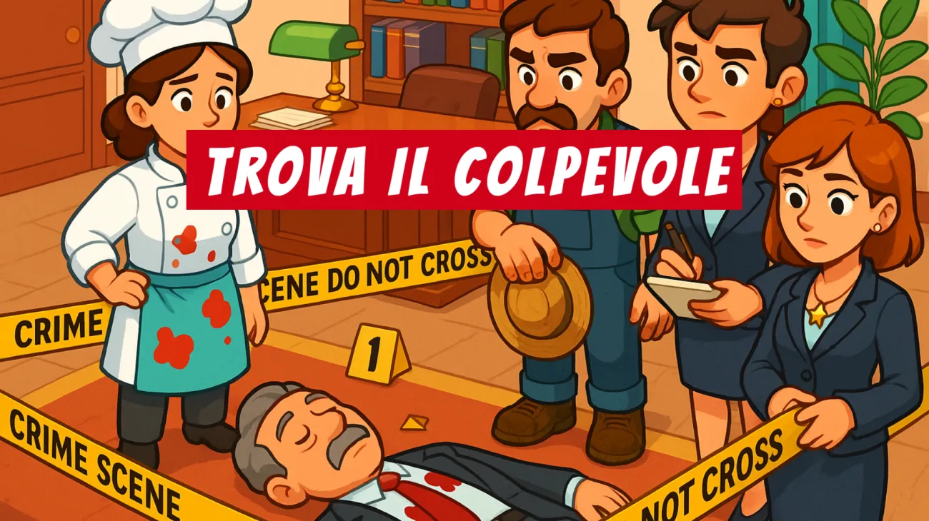 Solo i veri geni riescono a risolvere questo enigma: guarda la scena e trova il colpevole, ci riesci in meno di 1 minuto?"