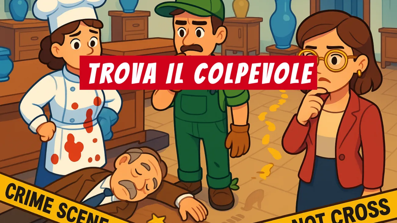 Solo il 2% risolve questo indovinello: riesci a scoprire chi è il vero colpevole nel mistero dell’antiquario? Sfida per menti geniali!"