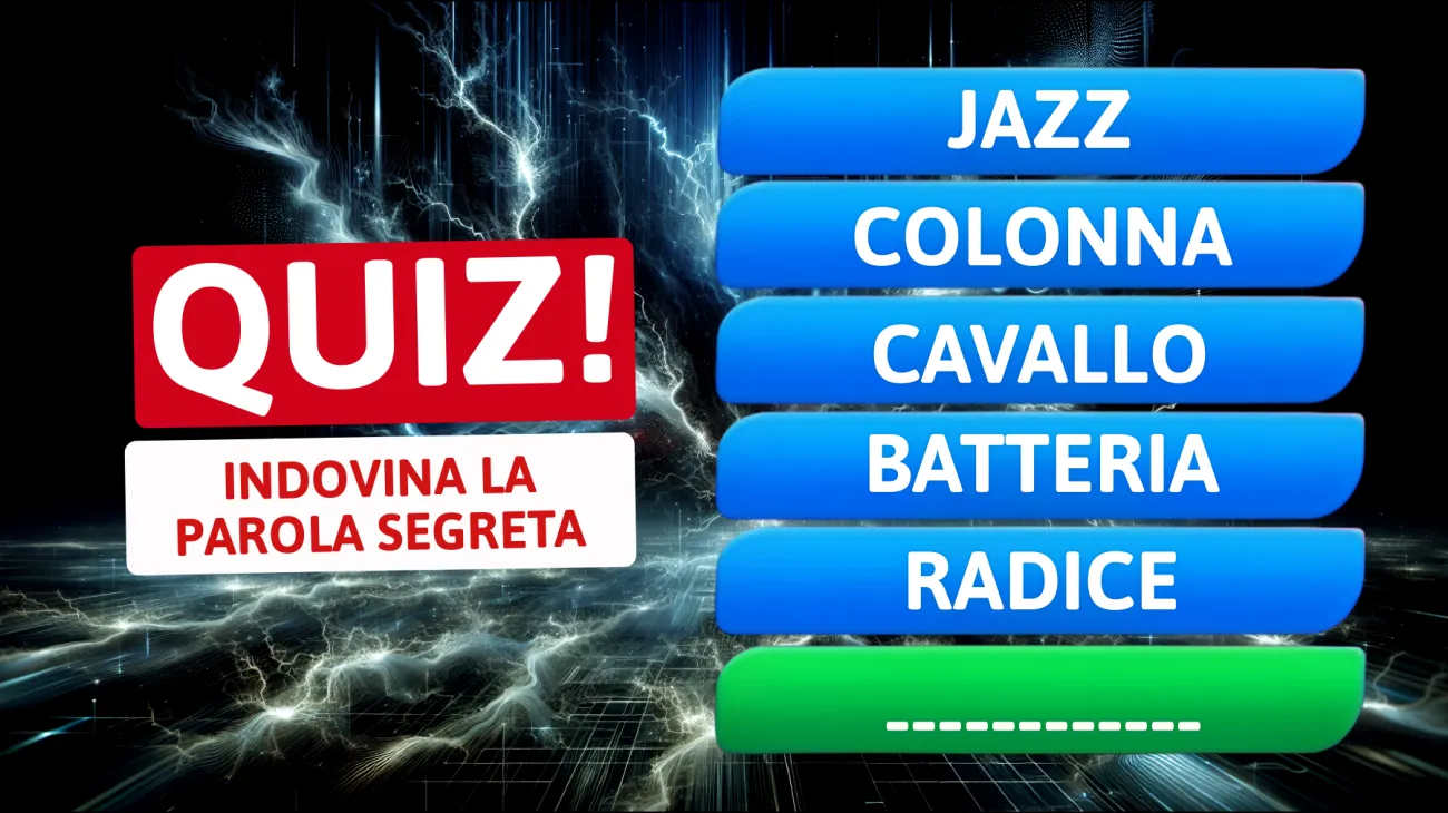 Solo le menti più brillanti riescono a risolvere questo indovinello di Reazione a catena: hai il coraggio di provarci?"